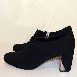 DONALD J PILNER WOMENS BLACK ANKLE BOOT BOOTIES